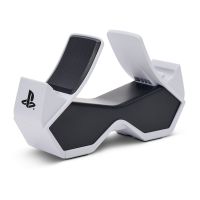power a base de carga ac licencia playstation blanca para 2 mandos dualsense ps5