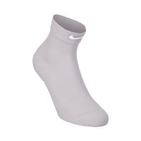 nike fast midweight ankle calcetines para correr unisex - gris blanco