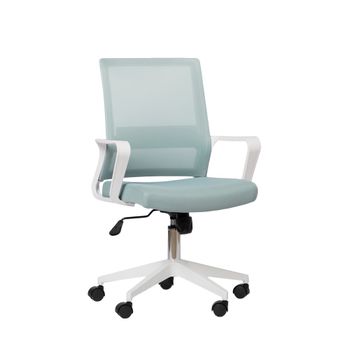 Silla de escritorio de polipropileno menta 60 cm x 95-105 cm