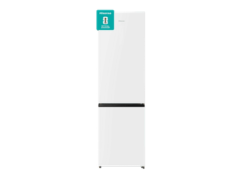 Frigorífico combi - Hisense RB435N4BWE, Total No Frost, 200.4 cm, 336 l, Multi Air Flow, Apertura de Puerta 90º, Blanco