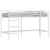 estructura de litera para ninos liso 100 x 190 cm acero vidaxl