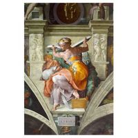 legendarte - cuadro lienzo impresion digital - sibilia libia - michelangelo buonarroti - decoracion pared cm 60x90