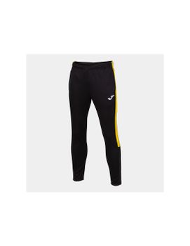 Pantalón Largo Joma Eco Championship Hombre Negro Amarillo