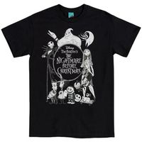 nightmare before christmas camiseta tt862 para hombre