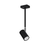 lampara de techo negro acero alt 33 cm