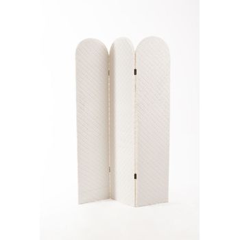 Biombo Miller Terciopelo - Blanco