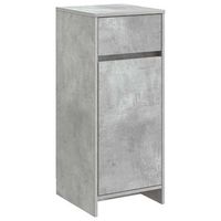 mueble de cuarto de bano gris hormigon 35 x 365 x 85 cm vidaxl