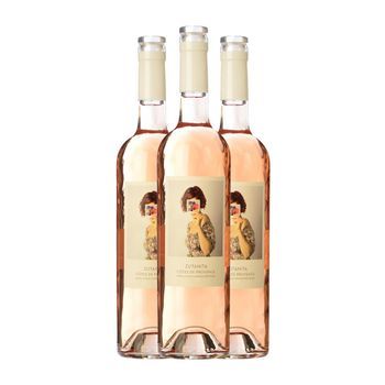 Uvas De Cuvée Vino Rosado Zutanita Côtes 75 Cl 13% Vol. (pack De 3 Unidades)