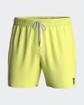 Short de baño liso