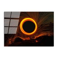 pintura vidrio templado uv-089 multicolor 70x100 cm
