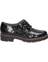 zapatos de piel para mujer pitillos 10771 negro 39