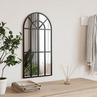 espejo de paredrespejo de bano arco de hierro negro 30x60 cm cfw644132