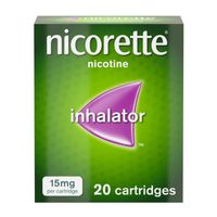 nicorette inhalator 15mg - 20 cartridges