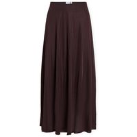 vila falda karfa midi skirt - coffee bean para mujer