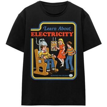 Steven Rhodes Camiseta Learn About Electricity para mujer