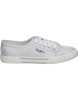 zapatillas para mujer pepe jeans brady party pls31439-934 color plata 40