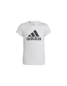 Camiseta adidas Essentials Big Logo Cotton Blanco Niña