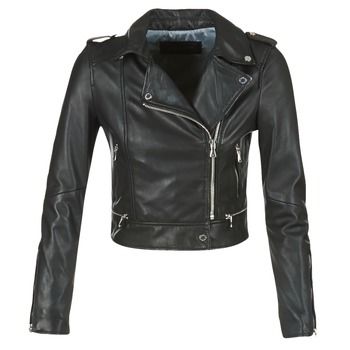 Oakwood Cazadora de cuero YOKO para mujer