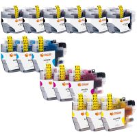 pccom essential brother lc3219xl cartucho tinta compatible negrocianmagentaamarillo pack 15