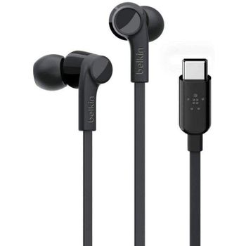 Belkin Rockstar Auriculares USB-C Negros