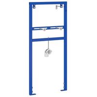 vidaxl soporte de pared para sistema de lavabo azul 50 x 3 x 112 cm