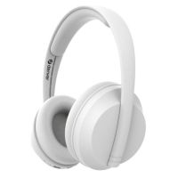 auriculares denver bth-235w inalambricos bluetooth para llamadas y musica blancos