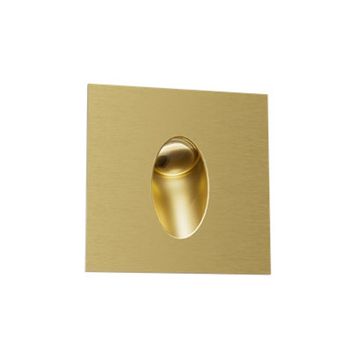 Aplique de pared empotrable led bely elite cuadrado (1w)