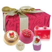bomb cosmetics gift packs fa la la festive