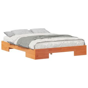 Estructura De Cama Marrón 150 X 200 Cm Vidaxl