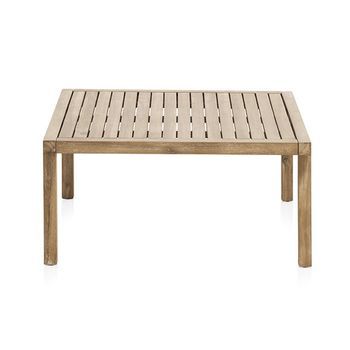 Mesa Centro De Madera De Acacia Con Cojines Coleccion Legno