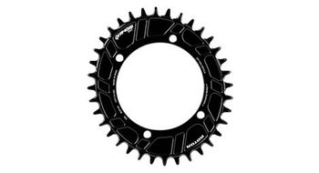 Rotor q rings mtb bcd 100x4 plato oval 11 12 velocidad negro
