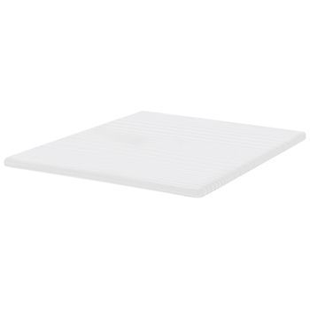 Cubrecolchón De Espuma Viscoelástica 160 X 200 Cm Blanco Dazzle