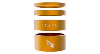 Kit de espaciadores de juego de direccion de aluminio title 1 1 8    oro