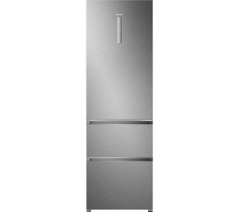HAIER A3FE635CMJ 60/40 Fridge Freezer - Stainless Steel, Stainless Steel