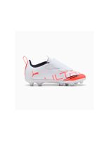 botas de futbol puma ultra 5 play v fgag nino blanco