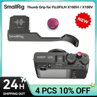 smallrig empunadura de pulgar para fujifilm x100vix100v con cubierta de zapata un boton concavo de liberacion del obturador almohadillas de silicona integradas