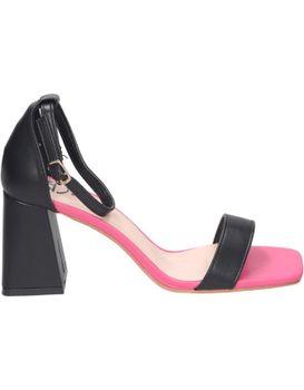 Sandalias Polka 363 Negro Para Mujer 38