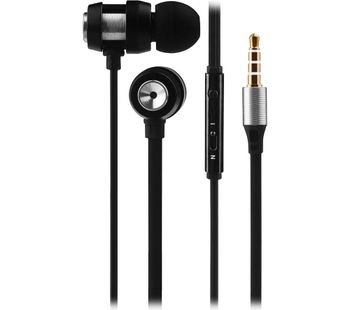 VOLKANO Alloy VK-1007-SL Earphones - Silver & Black, Silver