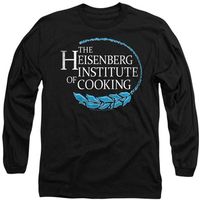 breaking bad camiseta manga larga the heisenberg institute of cooking para mujer