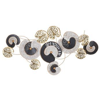 Panel Decorativo 3d De Metal Multicolor 124,5x6x65 Cm