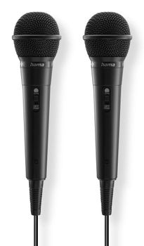 Hama - Micrófono Dinámico ``Karaoke´´ 2uds