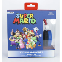 auriculares infantiles super mario y amigos con cable y volumen adecuado ninos otl technologies
