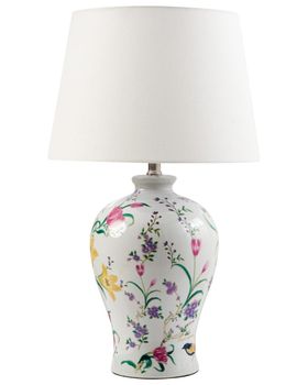 Lámpara de mesa  porcelana blanco