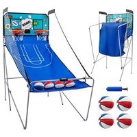 maquina de baloncesto 8 en 1 con 4 pelotas bomba de aire y 8 modos de juego juegos de baloncesto arcade verde