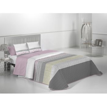 Colcha Bouti Modelo Mirna Jvr 205x270 Para Cama 105 Cm.
