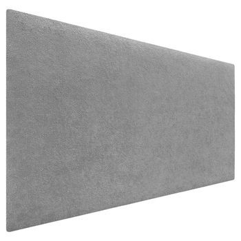 Dhome Cabecero Gris 110cm Dual Acabado Toalla Soft Tapizado Liso Con Patas 8cm Grosor 70 Alto Tejido Suave Para Pared Acústicos Cabeceros Absorbentes (110cm, 8cm - 70 Al. - Gris)