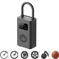xiaomi mijia 22pro 150psi bomba de bicicleta inteligente con bateria de 2000mahpower bankcarga usbpantalla ledbomba