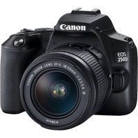 canon eos 250d dslr camera with ef-s 18-55 mm f35-56 iii lens black