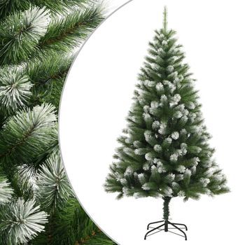 Árbol De Navidad Artificial Con Bisagras Y Nieve Flocada 240 Cm Vidaxl