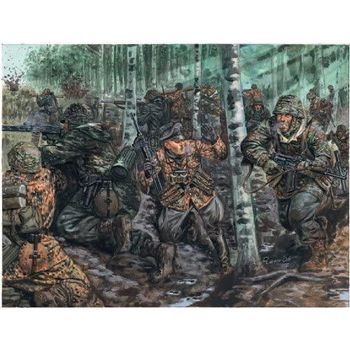Italeri 6068s - Figuras Tropas De Élite Alemanas - Escala 1:72